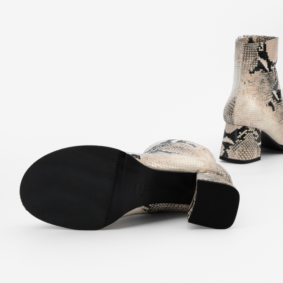 Ботильоны Inga Snake Milky