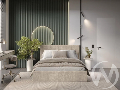 Кровать 1;6 КР-18 Хлоя (мокко)