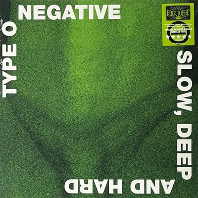 Type O Negative ‎– Slow, Deep And Hard 2LP (Голландия 2024г.) Green