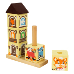 Кубики на палочке "Лисенок" 7 шт (Томик)