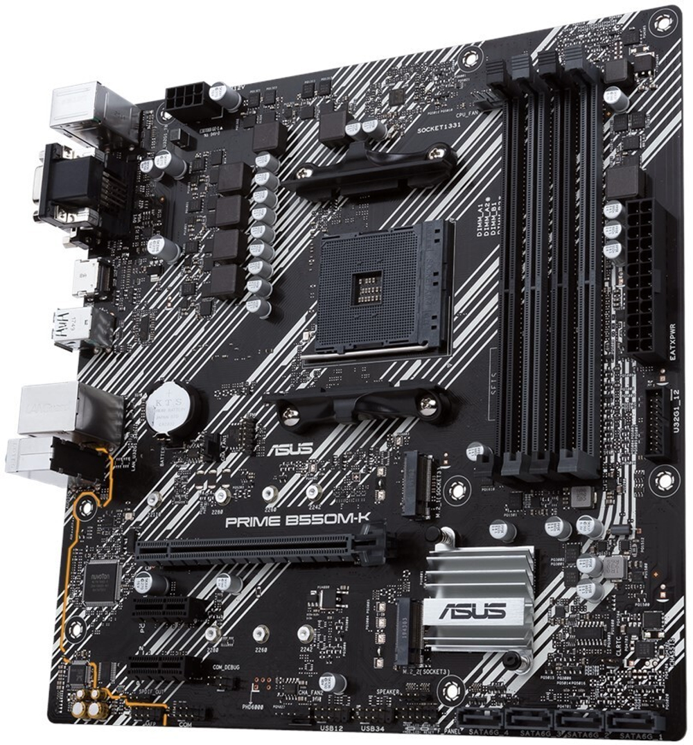 Материнская плата mATX ASUS PRIME B550M-K