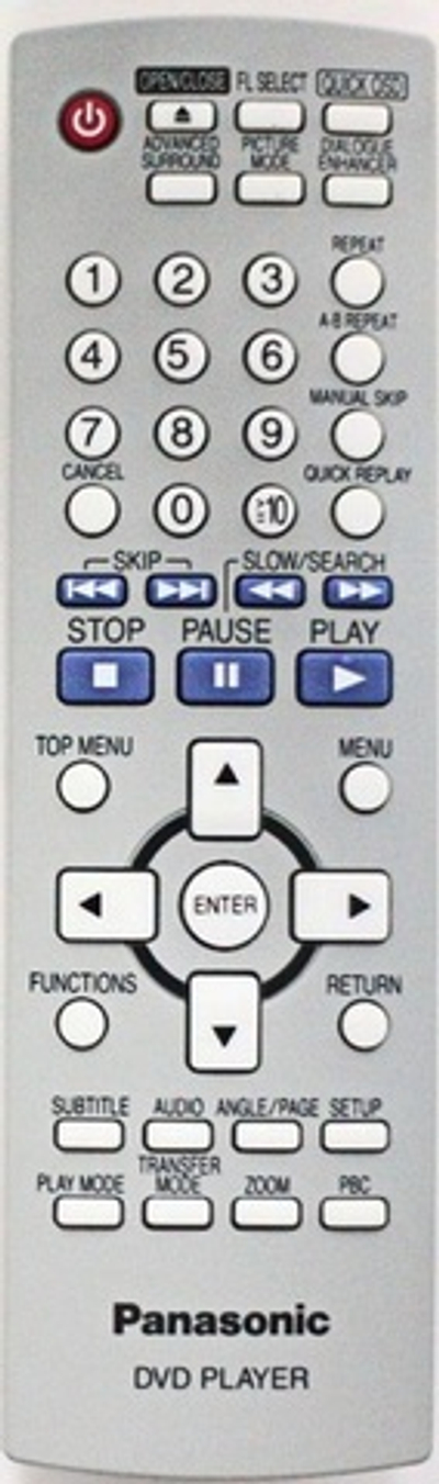 Пульт ДУ для Panasonic EUR7631230 original
