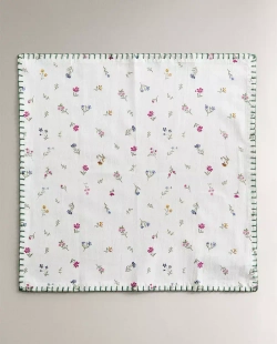 ZARA HOME САЛФЕТКИ С ПРИНТОМ ( 2 ШТ.), БЕЛЫЙ