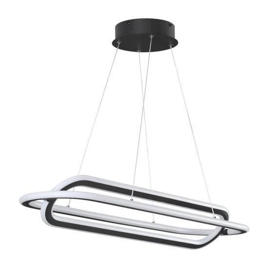 359173 OVER NT23 316 черный Светильник подвесной диммируемый, в комплекте пульт ДУ IP20 LED 4000К 116W 220V ONDO