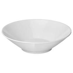 IKEA 365+ Глубокая тарелка/миска, изогнутые бока, белая, 22 см