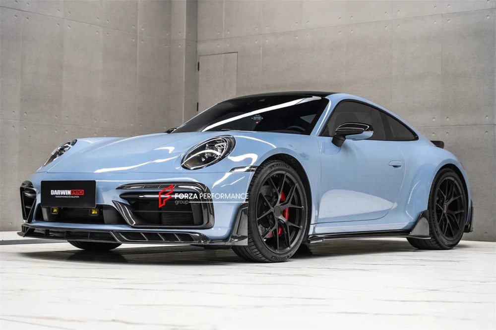 Карбоновая губа переднего бампера для PORSCHE 911 992.1 CARRERA 2019–2025