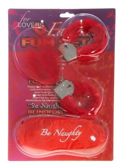 Игровой набор For Lovers из 3 предметов (Цвет: красный)