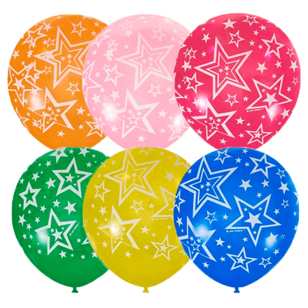 Шар с рисунком Звезды