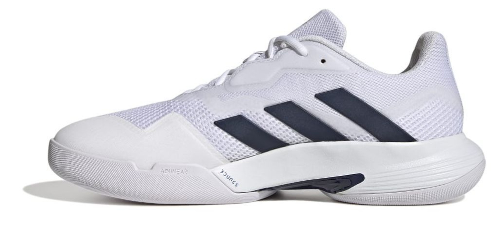 Мужские кроссовки теннисные Adidas CourtJam Control M Carpet - cloud white/team navy/cloud white