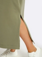 Платье хлопок однотон большие размеры