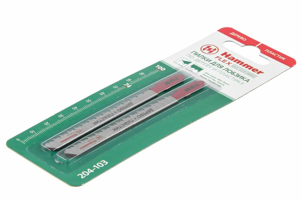 Пилка для лобзика Hammer Flex 204-103 JG WD T101BR (2шт.)