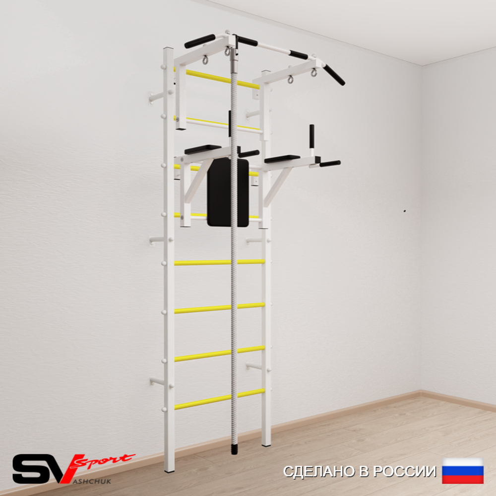 Шведская стенка Sv Sport 570 (Турник стандарт/Брусья/Канат)