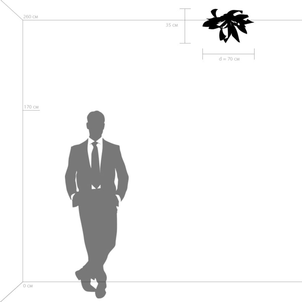 754169 Люстра TURBIO 6х6W (led) G9 ХРОМ