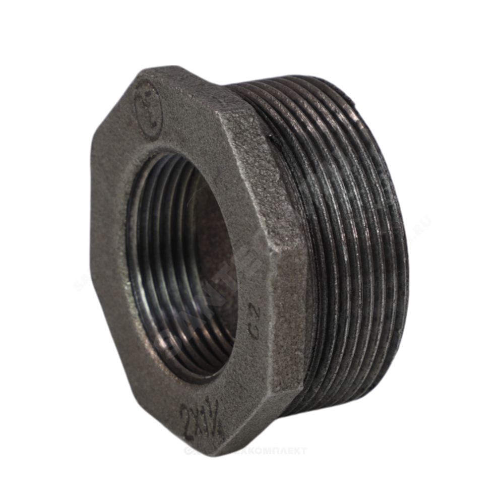 Футорка чугун Ду 50х15 (2"х1/2") НР/ВР Fittex PLUS