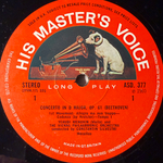 Бетховен - Концерт для скрипки с оркестром (Англия 1960г.)