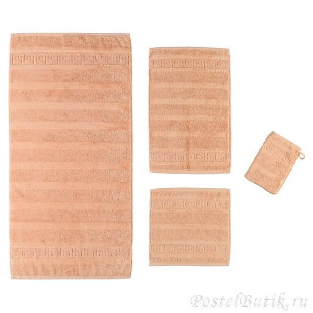 Полотенце 50x100 Cawo Noblesse 1001 персиковое