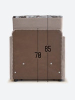 Кресло-кровать "Миник" с подлокотниками Candy Beige купон Тигр