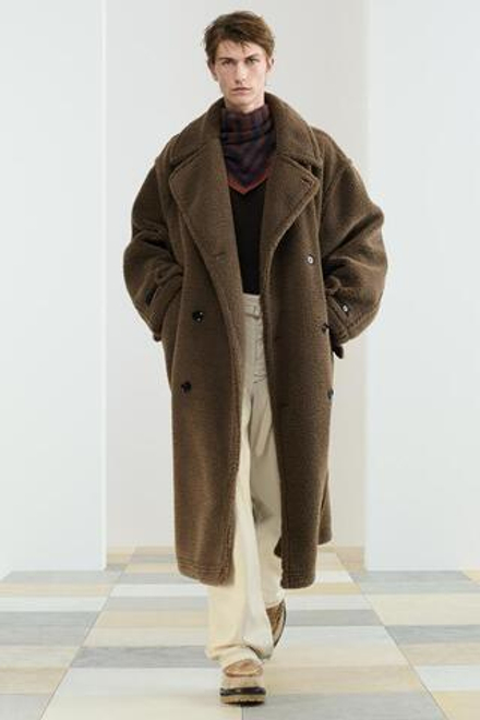 ZARA ШЕРСТЯНОЙ ШАРФ В ПОЛОСКУ, СИНИЙ