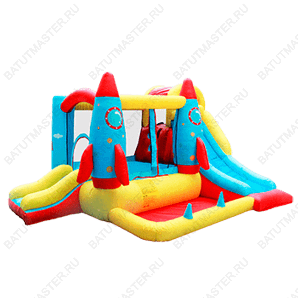 Батут для дома "Космические ракеты" 2,7*2,4*1,93 м