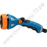 GRINDA XM-7, 7 режимов, металлический с TPR, поливочный пистолет, PROLine (429150)