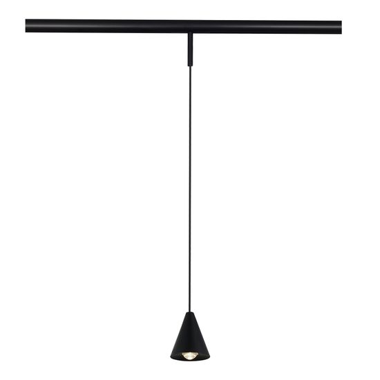 ST689.446.05 Магнитный трековый светильник Черный LED 1*5W 4000K Lm Ra&gt;90 40° IP20 D80xH98 24V SUPER5