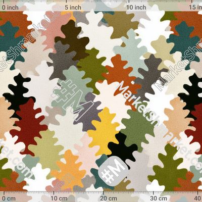 Festive Christmas Tree Pattern Digital Paper (Seamless) by AillustriaAK 150 DPI