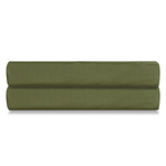 Простыня из сатина оливкового цвета из коллекции wild, 180х270 см