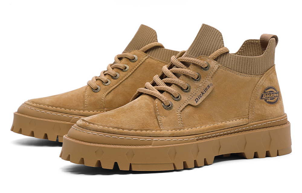 Dickies 9cm Combat Boots Men"s Light Brown