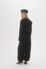 Свободные брюки с блеском