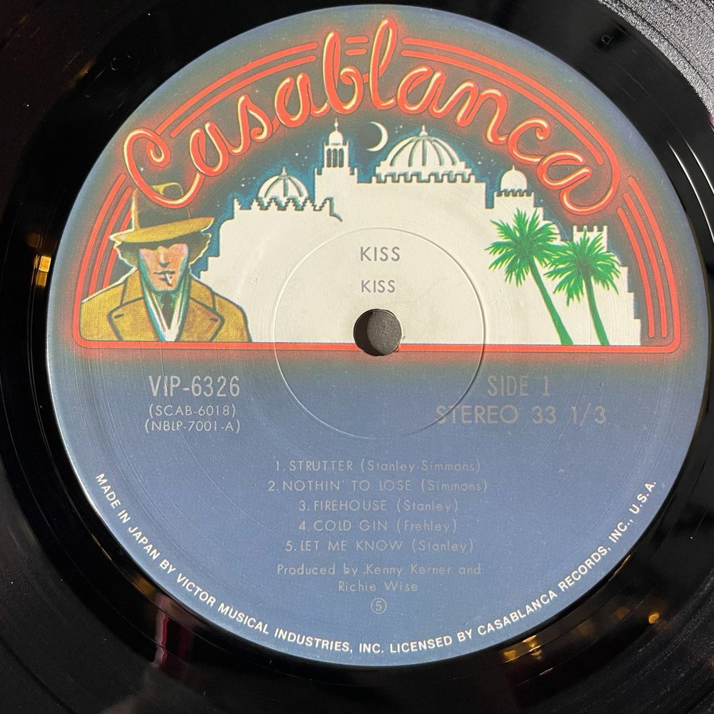 Винтажная виниловая пластинка LP Kiss Strutter (Japan 1976)(No Obi) VIP-6326