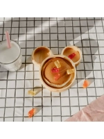 Деревянная менажница "Микки Маус" из кедра