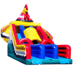 Надувная горка "Курочка ряба"