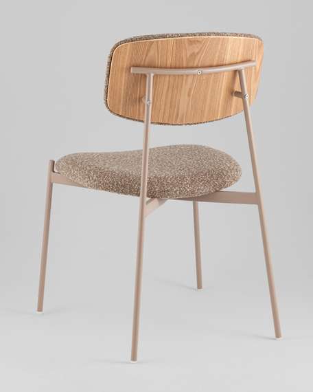 Стул Talio, коричневый, бежевые ножки