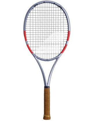 Теннисная ракетка Babolat Pure Strike 97 4-gen - grey/fluo strike + Струны
