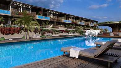 ЖК "Пхукет" Северный Кипр, район Kucukerenkoy. Расположен в тихом месте всего в 500 метрах от Средиземного моря! 8 бассейнов, выделенный пляж