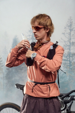 Лонгслив Nothomme Blue Drawstring Training "Orange"