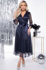 Платье Северное сияние (синее) П11674 LT Collection