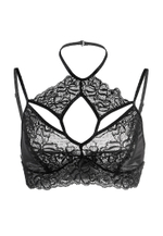 Бралетт удлиненный Erolanta Nelly черный 42-44