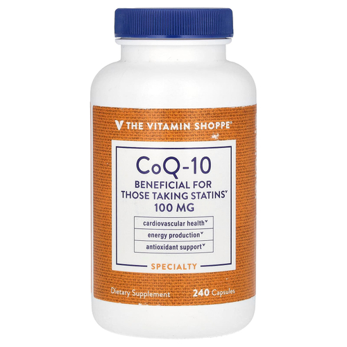 The Vitamin Shoppe, коэнзим Q10, 100 мг, 240 капсул
