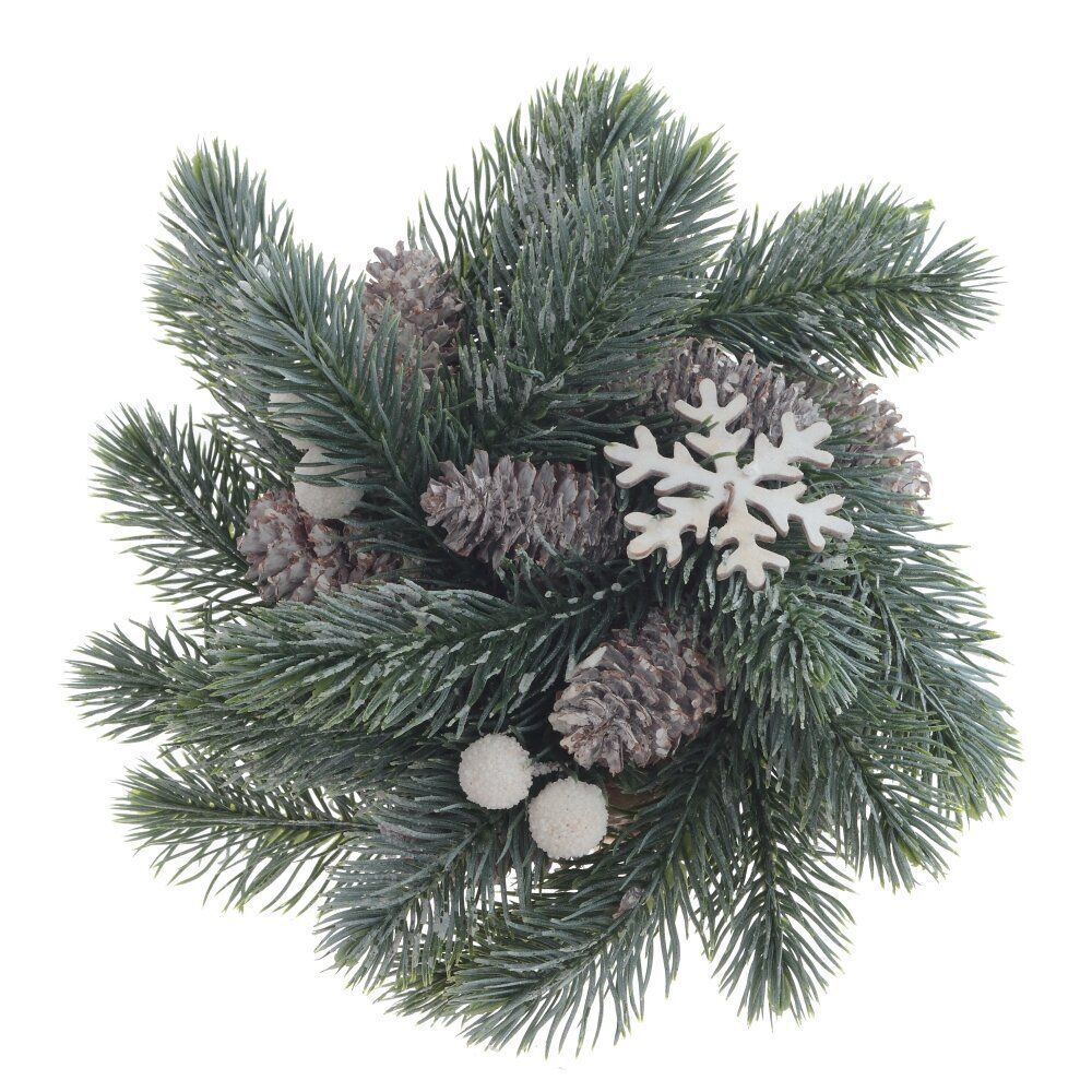 GAEM Изделие декоративное "Новогодняя композиция", L18 W18 H17 см