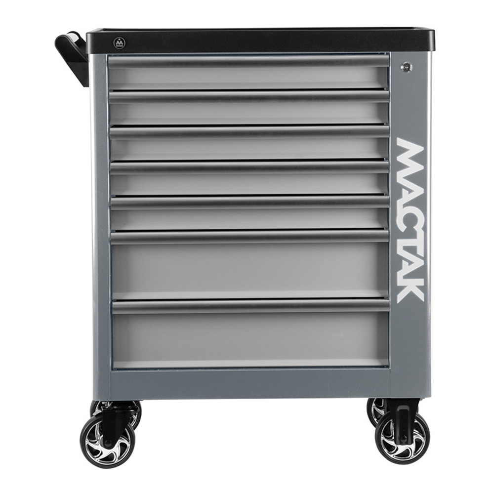 МАСТАК (521-07580G) Тележка инструментальная, 7 выдвижных ящиков, "НОВА", серая
