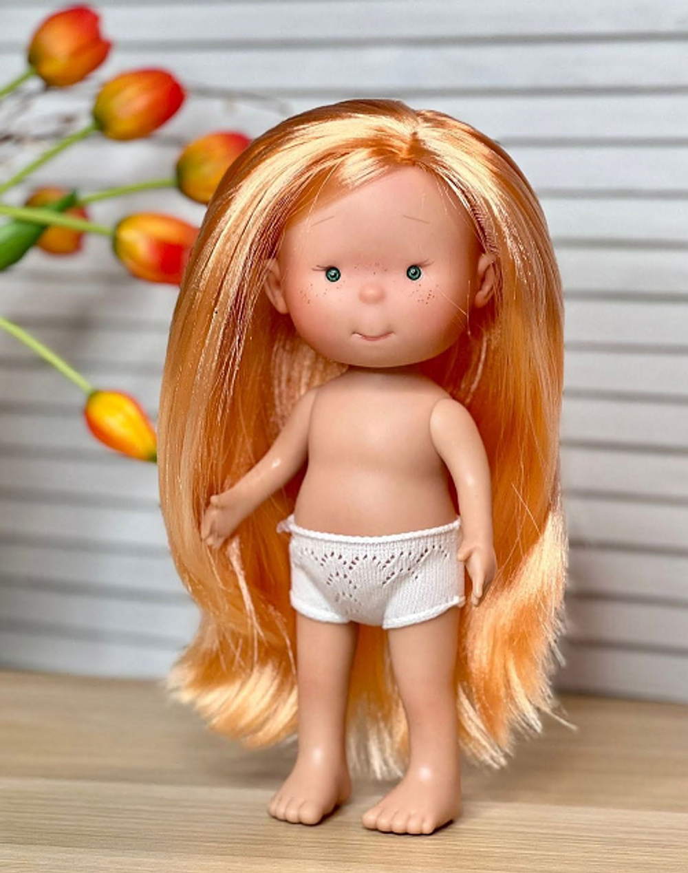 Кукла для девочки виниловая 23см Маленькая Пиппа без одежды (3299W14)