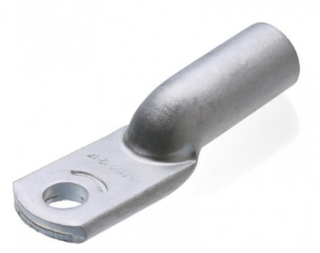 Клемма болтовая толстая Алюминь d=10 квадратная под прессовку 35-10-8