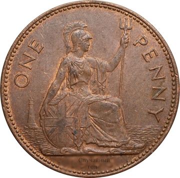 1 пенни 1961-1970 Великобритания