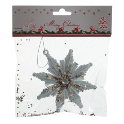 GAEM Украшение новогоднее "Снежинка", L11 W3,5 H11,5 см