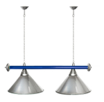 Лампа STARTBILLIARDS 2 пл. (плафоны зеленые,штанга зеленая,фурнитура золото)