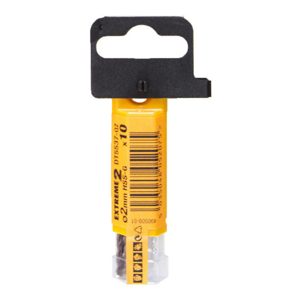 Сверло DEWALT EXTREME 2 DT5537, HSS-G, (2 x 49 x 24), 10 шт.