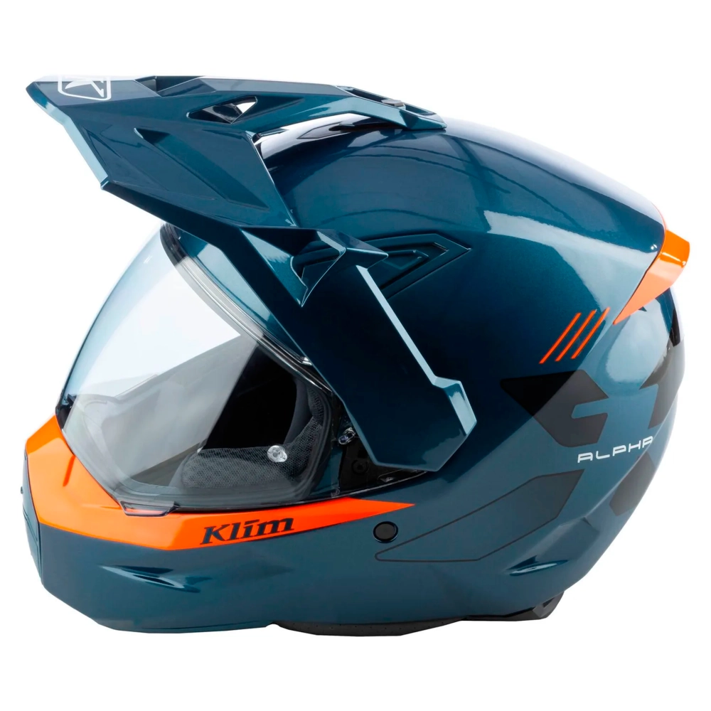 Шлем Klim X1 Alpha глянцевый петроль/оранжевый, размер XL (RR)
