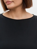 Футболка оверсайз с рукавами крылышками черный