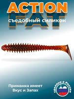 Силиконовая приманка ACTION FAT 6,1"(3шт) 155мм, цвет 002
